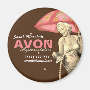 Retro Avon representant Magnet