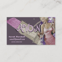 Retro Avon, representativt Affärskort