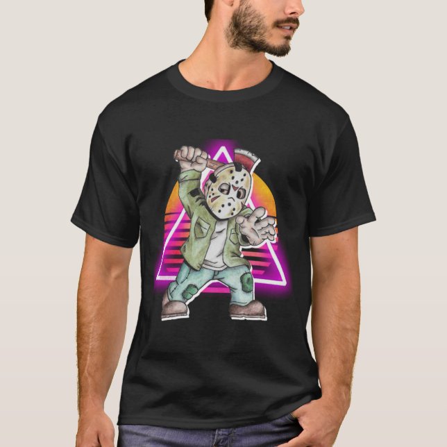 Retro Ax Murderer T Shirt (Framsida)