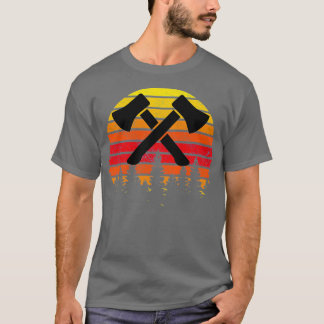 Retro Ax Thrower Coola Ax Throwing 1 T Shirt