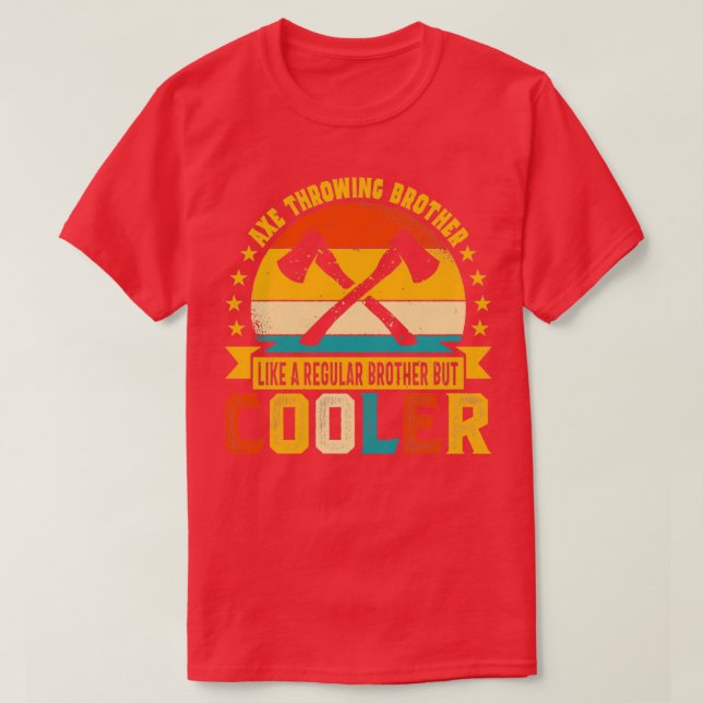 Retro Ax-uppkopplingsbroder som en vanlig broder T Shirt (Design framsida)