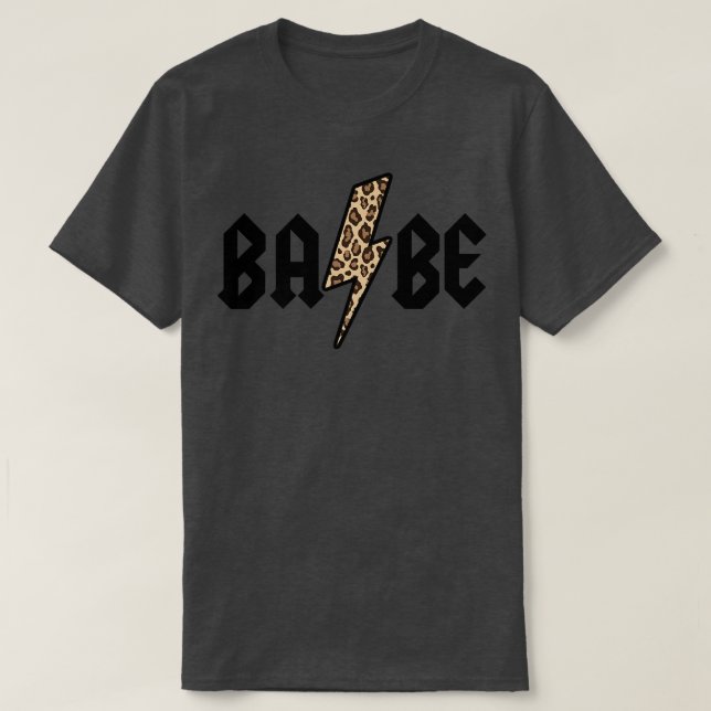 Retro Babe Rock N Roll Möhippa Bachelorette Party  T Shirt (Design framsida)