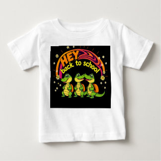 Retro Baby Crokodiles Back to school T-Shirt | Hej