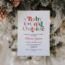 Retro Baby Det är Kall utanför babyskabinka