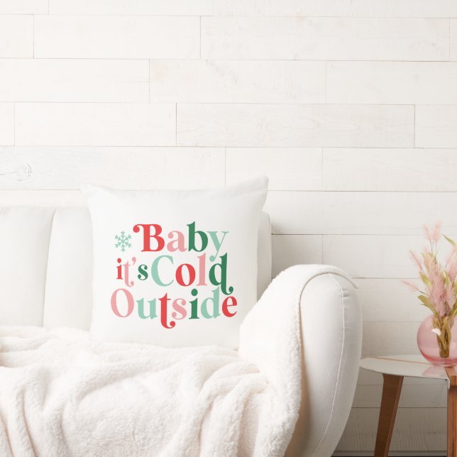 Retro Baby It's Cold Outside Jul Kudde (Soffa)