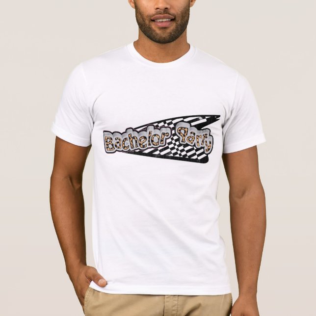 Retro Bachelor Party T-shirt (Framsida)
