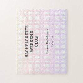 RETRO BACHELORETTE HELG KLUBB ROSA ORANGE DATUM PUSSEL