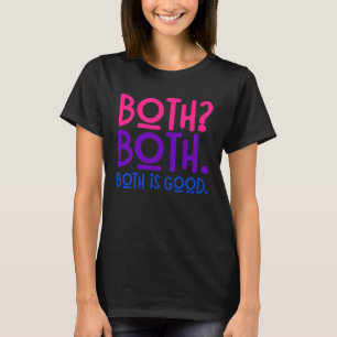 Retro båda är Bra Bisexual Pride HBT T Shirt