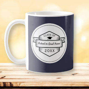 Retro Badge Logotyp Studenten klass 20XX Kaffemugg