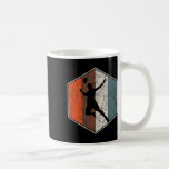 Retro Badminton Tennis Player Vintage Sports Kaffemugg<br><div class="desc">Retro Badminton Tennis Player Vintage Sports</div>