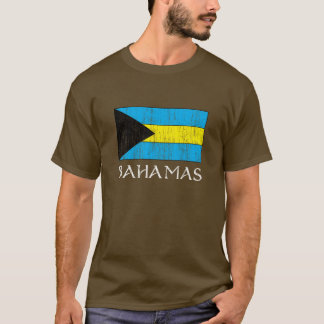 Retro Bahamas flaggaT-tröja Tee
