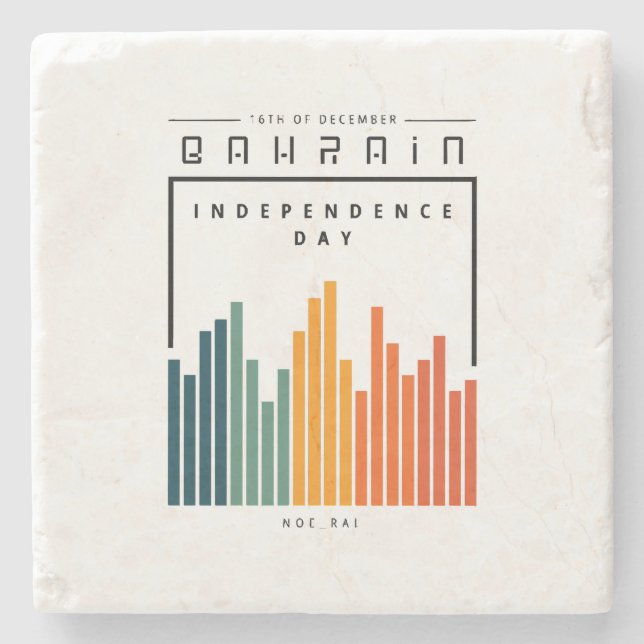 Retro bahrain stenunderlägg (Framsidan)