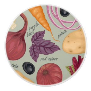 Retro bakgrund från nya grönsaker knopp