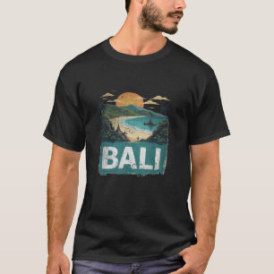 Retro Bali liggande Vintage Souvenir T Shirt