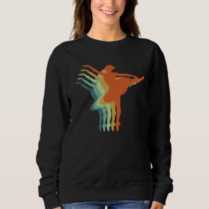 Retro Ballerina Dancer Womens Ballet Älskare Gift T Shirt