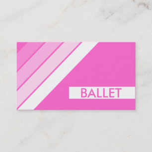 retro BALLET Visitkort