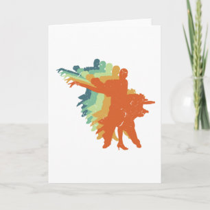 Retro Ballroom Dancing, Ballroom Dancer Gift Kort