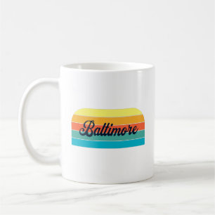 Retro Baltimore-kaffe Mugg