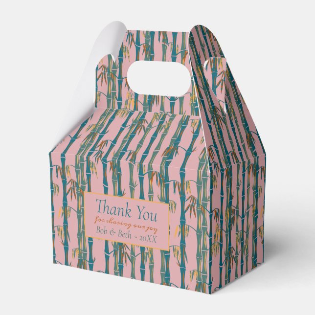 Retro Bamboo Presentaskar (Framsidan Sidan)