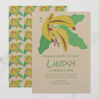 Retro Banana Lila Barnkalas Kraft