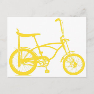 Retro Banana Seat Bike Vykort