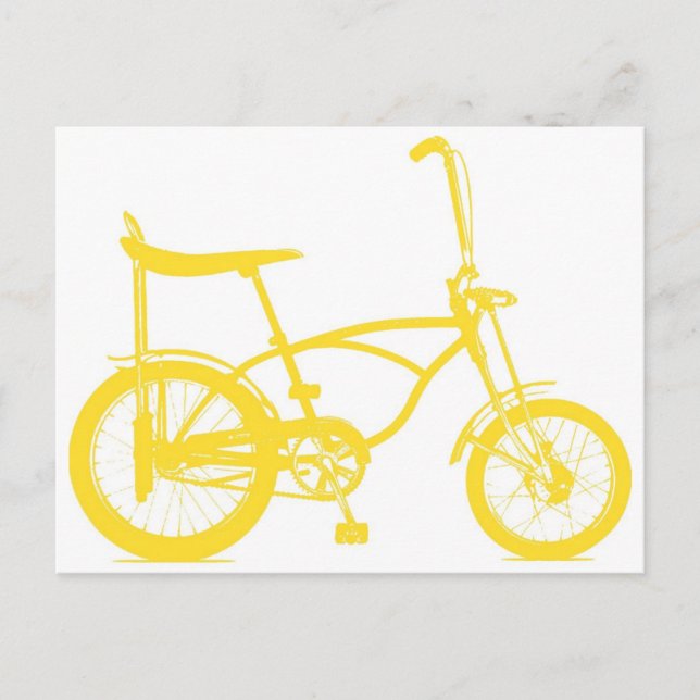 Retro Banana Seat Bike Vykort (Framsida)
