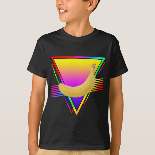 Retro bananfrukt t shirt (Framsida)