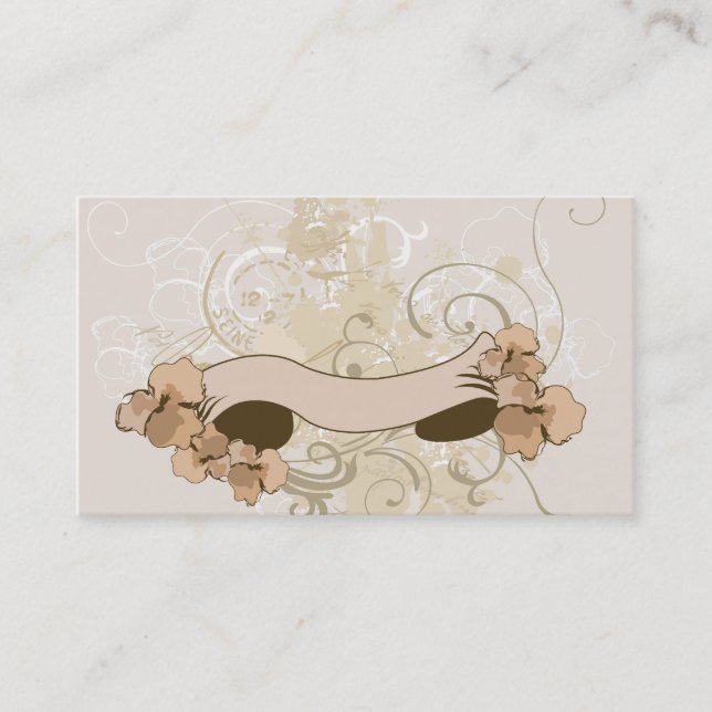 Retro banervisitkort visitkort (Framsida)