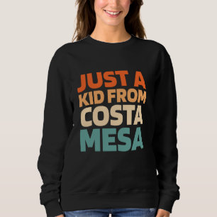 Retro, bara en Kid från California Costa Mesa Vint T Shirt