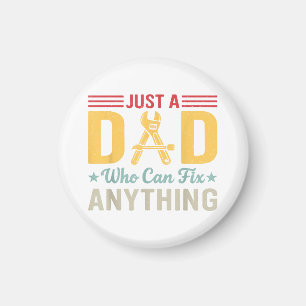 Retro Bara en pappa som kan fixa vad som helst Rol Magnet