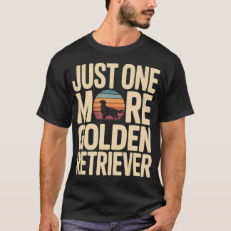 Retro Bara En Till Golden Retriever Hundälskare T Shirt