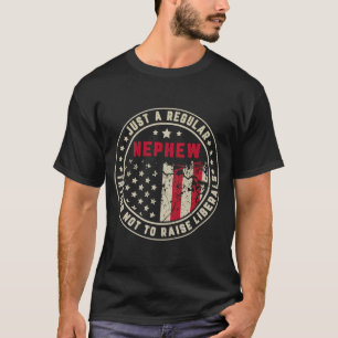 Retro, bara ett vanligt Nephew höjer liberaler Ame T Shirt