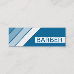 retro BARBER Mini Visitkort