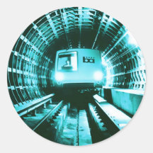 Retro BART-tåg i Transbay-tunneln