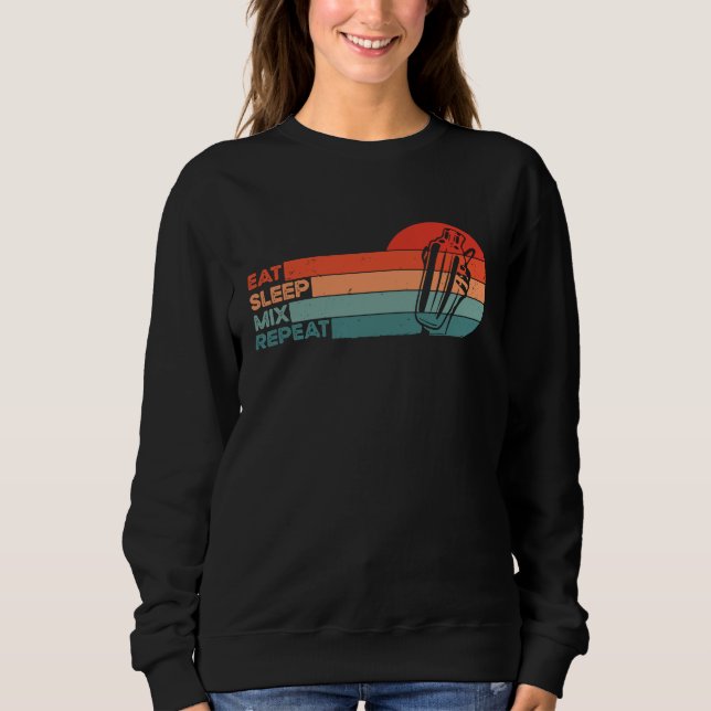 Retro Bartending Säg Mixologist Bartender & Ba T Shirt (Framsida)