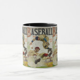 Retro Baseball: Klassiska spelsport Mugg