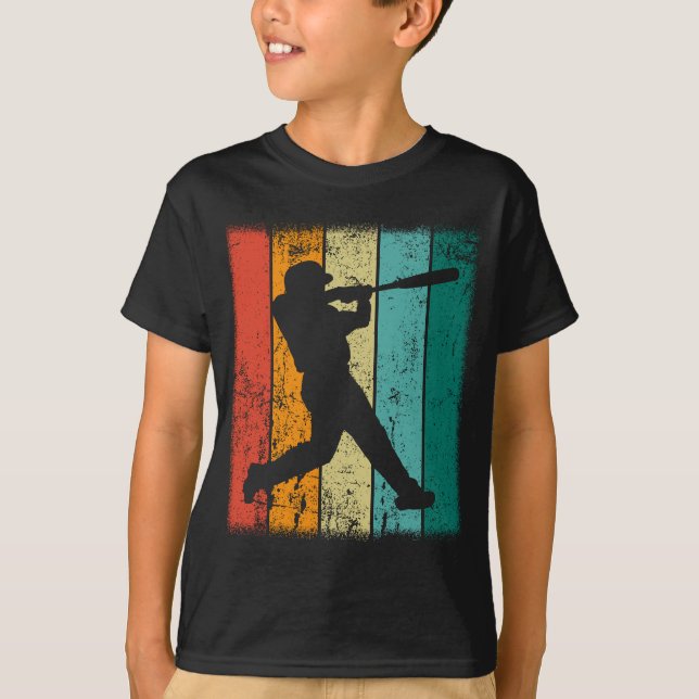 Retro Baseball T Shirt (Framsida)