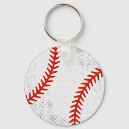 Retro baseboll i vintage-stil med atletisk prägel nyckelring