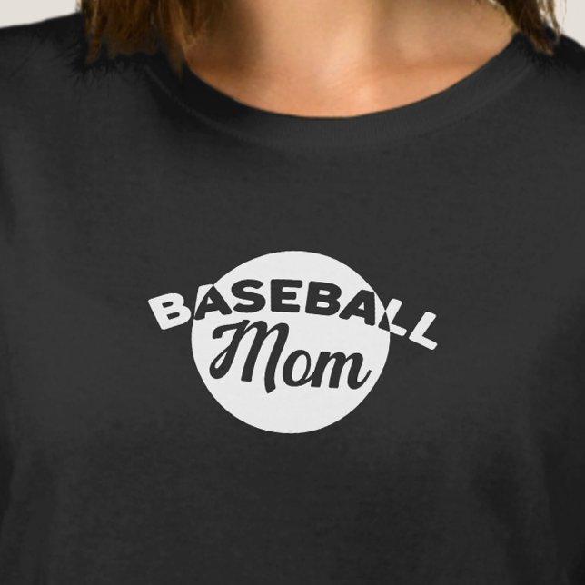 Retro basebollmamma T-shirt (Skapare uppladdad)