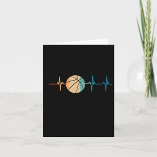Retro Basketball-pulsslag Kort