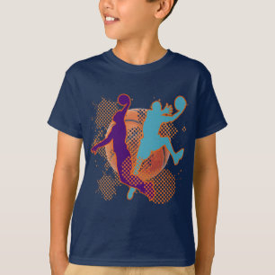 RETRO BASKETSPELARE T SHIRT