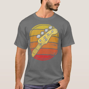 Retro Bass Guitar Grunge T Shirt