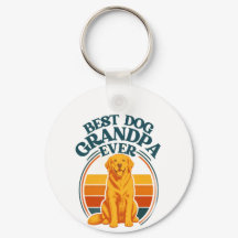 Retro Bästa Hundfarfar Någonsin Golden Retriever