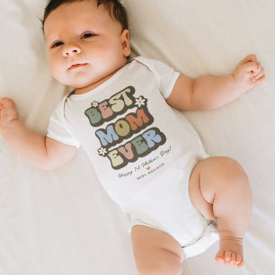 Retro Bästa mamma någonsin 1:a mors dag T Shirt