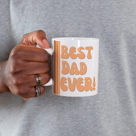 Retro Bästa Pappa Någonsin Foto Mugg Jumbo Mugg
