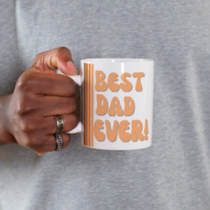 Retro Bästa Pappa Någonsin Foto Mugg Jumbo Mugg