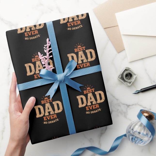 Retro Bästa Pappa någonsin Presentpapper (Gifting)