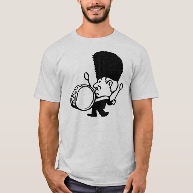 Retro bastrumma tee (Framsida)