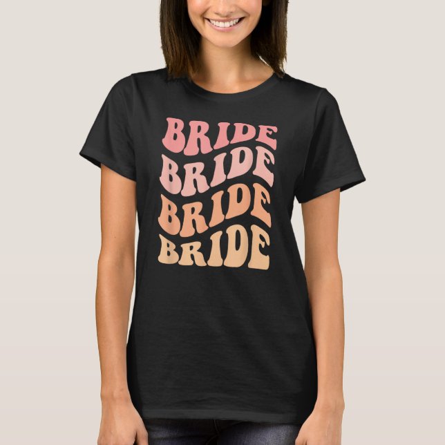 Retro Batch T-shirts, Brudtjejsklänning Brid T Shirt (Framsida)