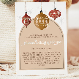 Retro Bauble Ornament Möhippa Recept Tilläggskort